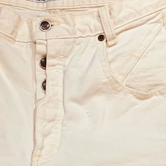 Vintage Zena super high off white button fly jeans - Picture 4 of 11